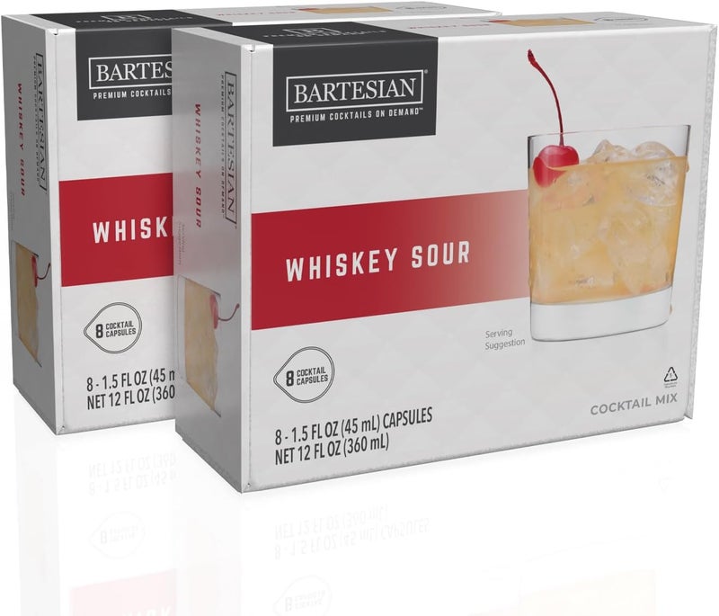Bartesian 16-Pack Whiskey Sour Mixer Capsules - Image 1